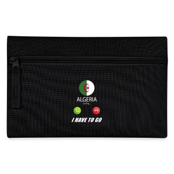 Algeria calls lusiger flags saying - Pencil Case - black - Front