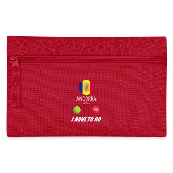 Andorra calls to Lusiger flags - Pencil Case - red - Front