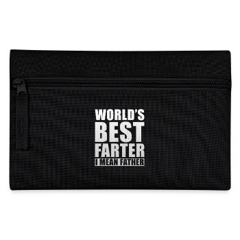 Farter Vater Furzen Spaß Spruch Lustiges Vatertag - Federtasche - Schwarz - Vorne