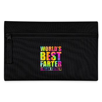 Farter Père Pète s’amuser à dire drôle Fête des Pères - Trousse - noir - Devant