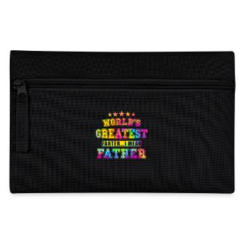 Farter Père Pète s’amuser à dire drôle Fête des Pères - Trousse - noir - Devant
