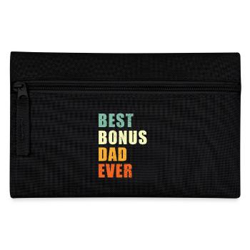 Best Bonus Dad ever - Federtasche - Schwarz - Vorne