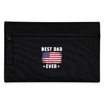 Meilleur papa américain de tous les temps - Trousse - noir - Devant