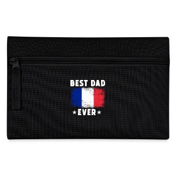 Franzose Vater Best Dad ever Frankreich Papa - Federtasche - Schwarz - Vorne
