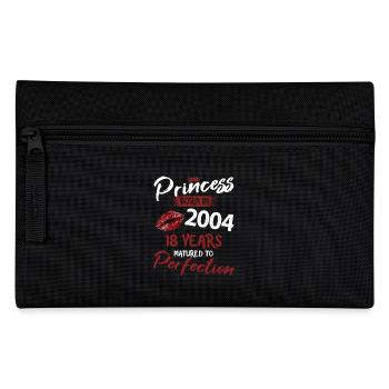 18th birthday 18 years perfection Princess 2004 - Pencil Case - black - Front