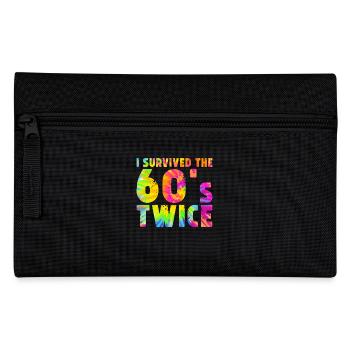 i survived the 60s twice - Federtasche - Schwarz - Vorne