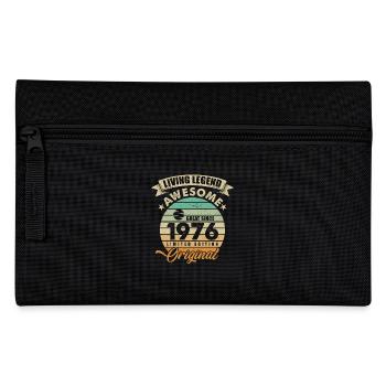 1976 Birthday Retro Orginal - Pencil Case - black - Front