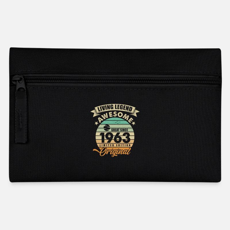 1963 Geburtstag Retro Orginal - Federtasche - Schwarz