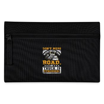 My truck is stronger - Pencil Case - black - Front