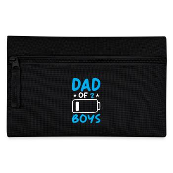 Dad of 2 Boys - Federtasche - Schwarz - Vorne