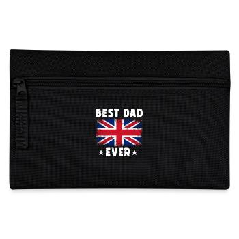 Brite Vater Best Dad ever England Papa - Federtasche - Schwarz - Vorne