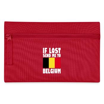 Drapeau de la Belgique - Trousse - rouge - Devant