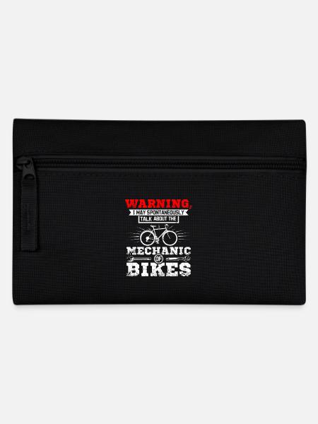 Talk about the mechanic of bikes - Pencil Case - black