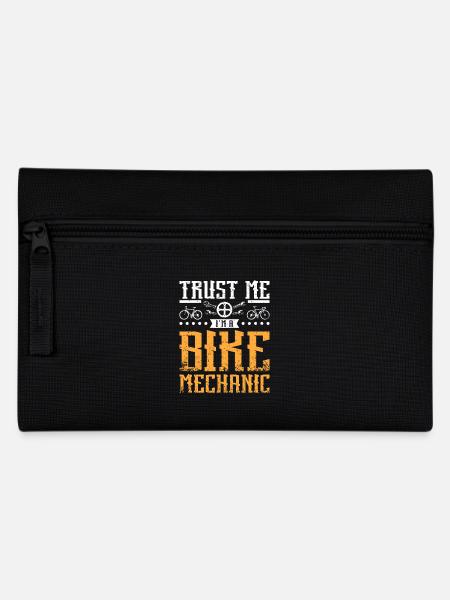 Trust me I'm a bike mechanic - Federtasche - Schwarz