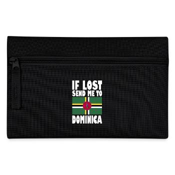 Drapeau de la Dominique - Trousse - noir - Devant
