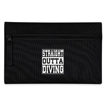 Diving saying funny - Pencil Case - black - Front