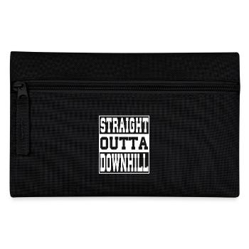 Downhill saying funny - Pencil Case - black - Front