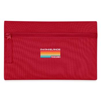 Vintage Thaïlande Asie Coucher de soleil Phi Phi Îles - Trousse - rouge - Devant