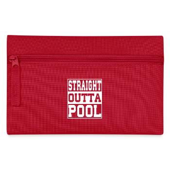 Pool Spruch lustig - Federtasche - Rot - Vorne