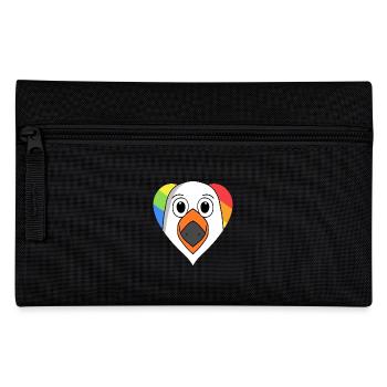 Möwe Lgbt Regenbogen Farben - Federtasche - Schwarz - Vorne