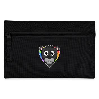 Schwarzer Panther Lgbt Regenbogen Farben - Federtasche - Schwarz - Vorne