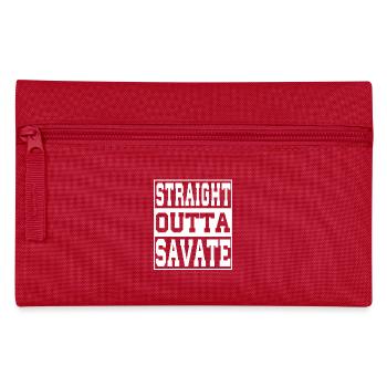Savate disant drôle - Trousse - rouge - Devant