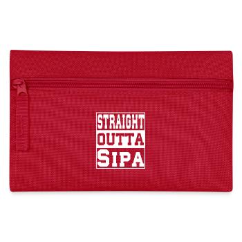 Sipan Spruch lustig - Federtasche - Rot - Vorne