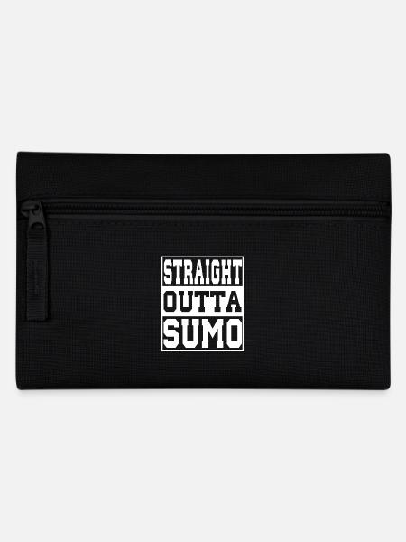 Sumo saying funny - Pencil Case - black