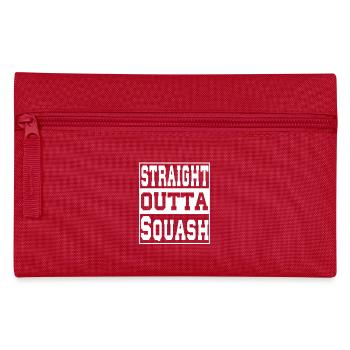 Squash disant drôle - Trousse - rouge - Devant