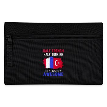 Halb Franzose Halb Türke - Federtasche - Schwarz - Vorne