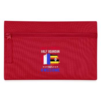 Half French Half Ugandan - Pencil Case - red - Front