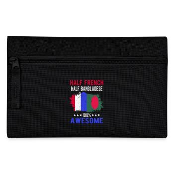 Half French Half Bangladeshi - Pencil Case - black - Front