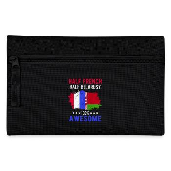 Halb Franzose Halb Belarusse - Federtasche - Schwarz - Vorne