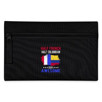 Half French Half Colombian - Pencil Case - black - Front