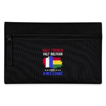 Half French Half Bolivian - Pencil Case - black - Front