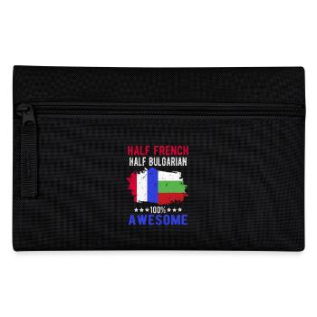 Half French Half Bulgarian - Pencil Case - black - Front
