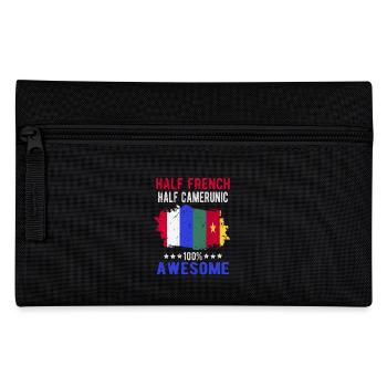Half French Half Cameroonian - Pencil Case - black - Front