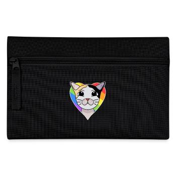 Chat LGBT Japonais Bobtail Rainbow - Trousse - noir - Devant