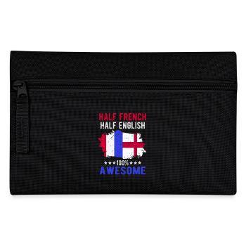 Half French Half English - Pencil Case - black - Front