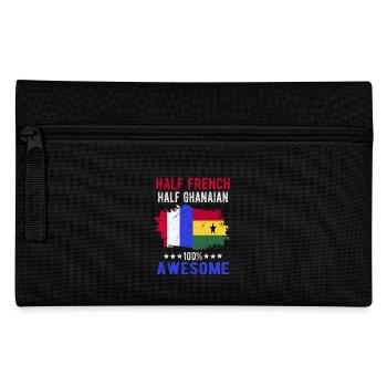 Halb Franzose Halb Ghanese - Federtasche - Schwarz - Vorne