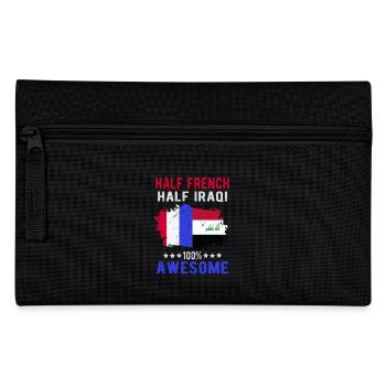 Halb Franzose Halb Iraki - Federtasche - Schwarz - Vorne
