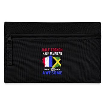Half French Half Jamaican - Pencil Case - black - Front