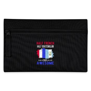 Half French Half Guatemalan - Pencil Case - black - Front