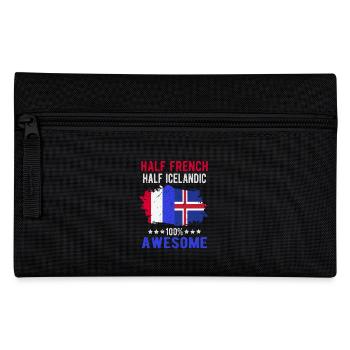 Moitié Français moitié islandais - Trousse - noir - Devant