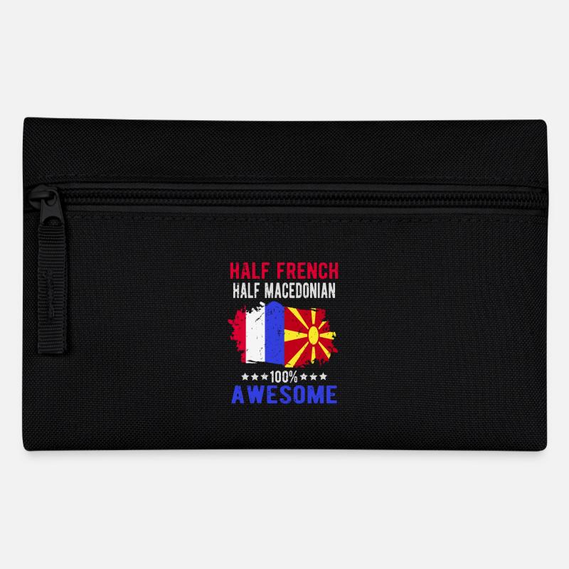 Moitié Français moitié macédonien - Trousse - noir