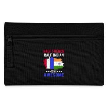 Halb Franzose Halb Inder - Federtasche - Schwarz - Vorne