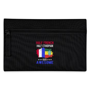 Half French Half Ethiopian - Pencil Case - black - Front