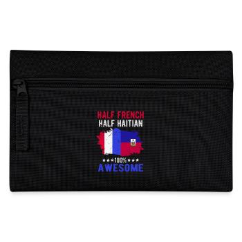 Halb Franzose Halb Haitianer - Federtasche - Schwarz - Vorne