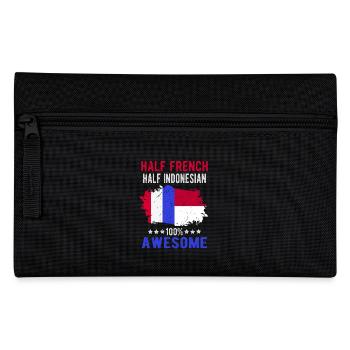 Half French Half Indonesian - Pencil Case - black - Front