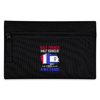 Halb Franzose Halb Isreali - Federtasche - Schwarz - Vorne
